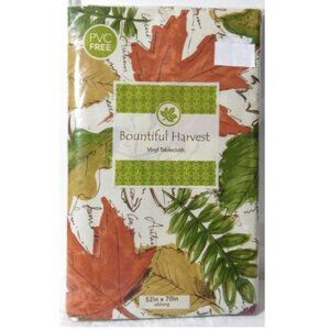 Elrene Home Bountiful Harvest Vinyl Flannel Back Tablecloth